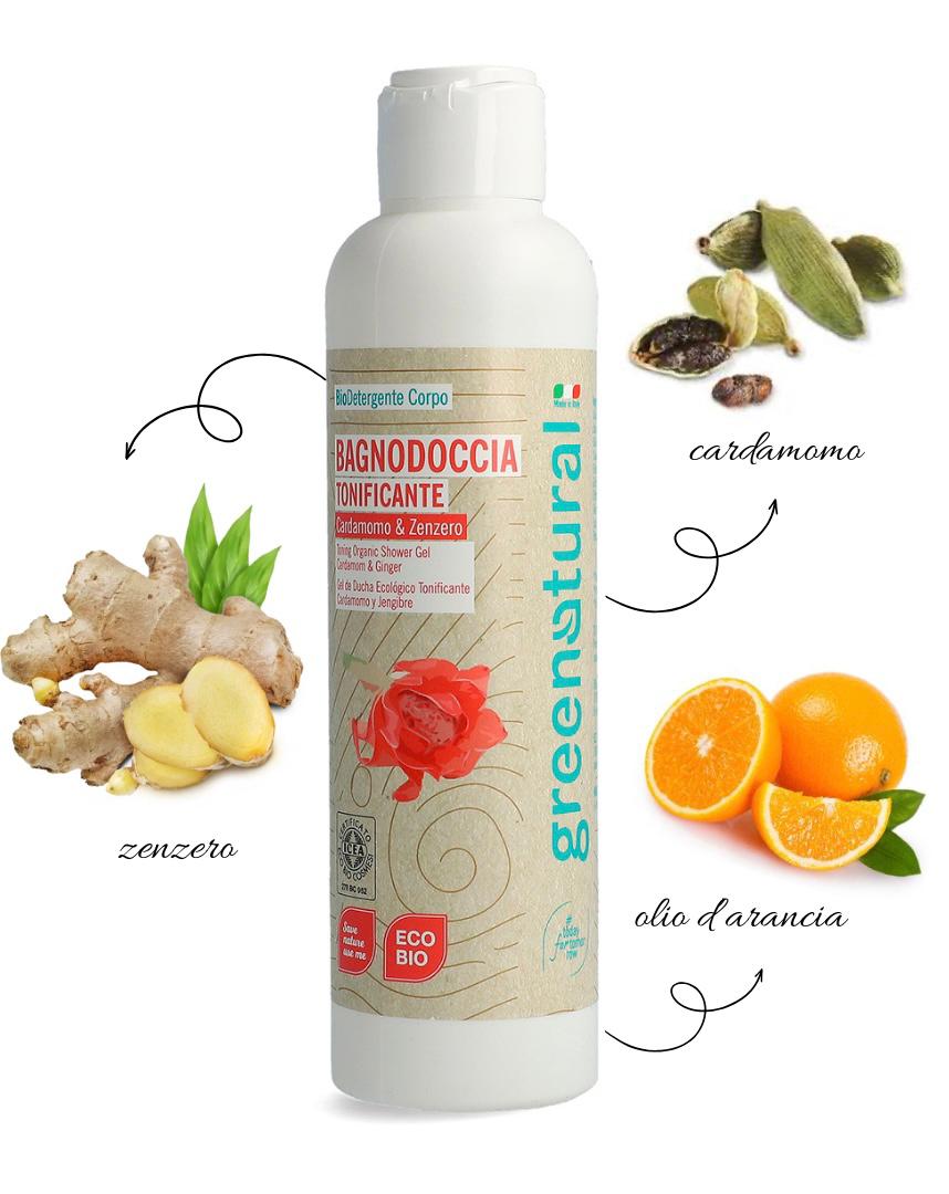 BAGNODOCCIA TONIFICANTE - CARDAMOMO E ZENZERO