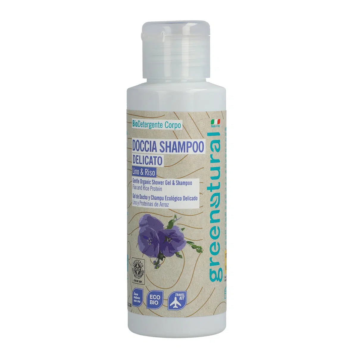DOCCIASHAMPOO DELICATO - LINO E RISO