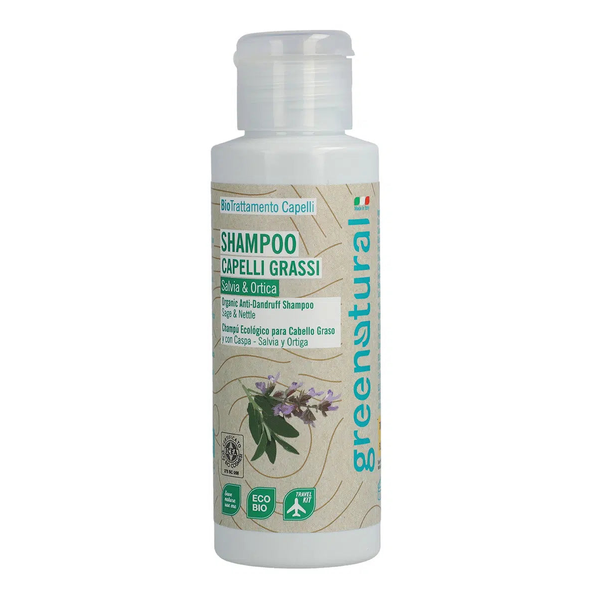 SHAMPOO CAPELLI GRASSI - SALVIA E ORTICA