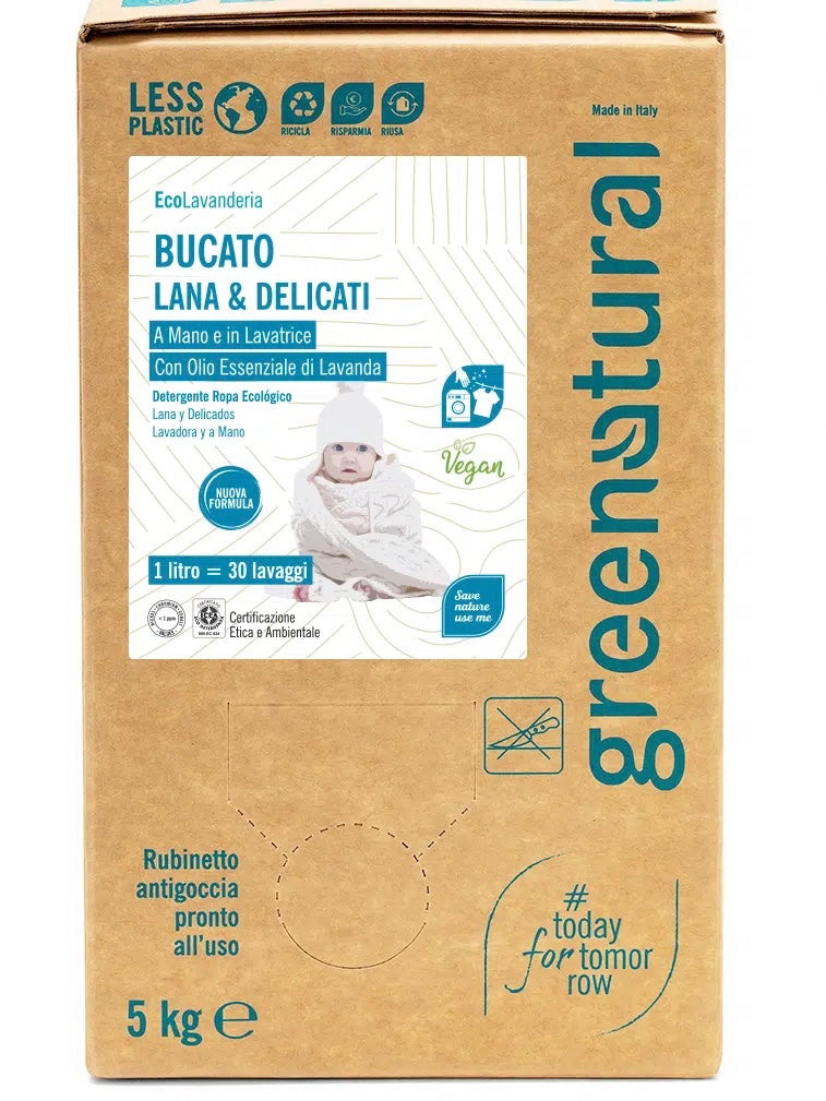 BUCATO A MANO E LAVATRICE - BAG 5KG - LANA E DELICATI