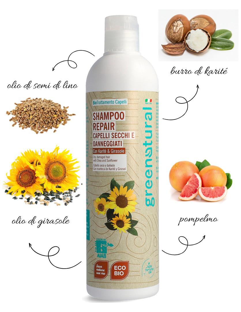 SHAMPOO REPAIR - CAPELLI SECCHI E DANNEGGIATI