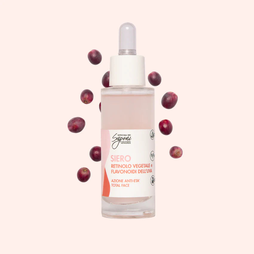 SIERO AL RETINOLO E FLAVONOIDI DELL'UVA