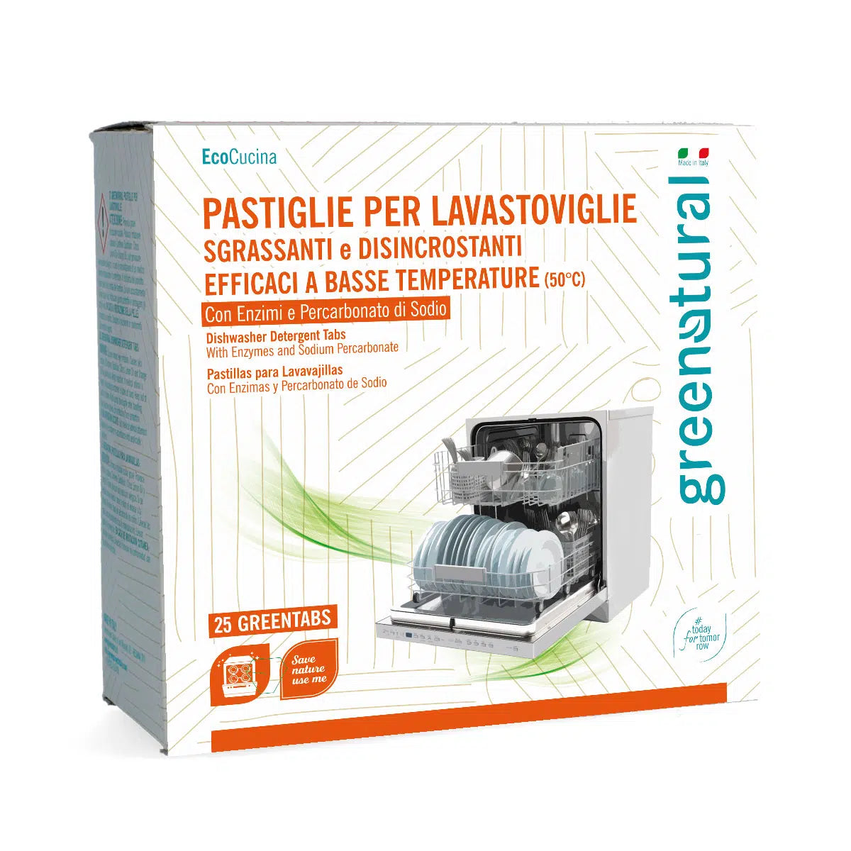 GREENTABS LAVASTOVIGLIE - 25pz