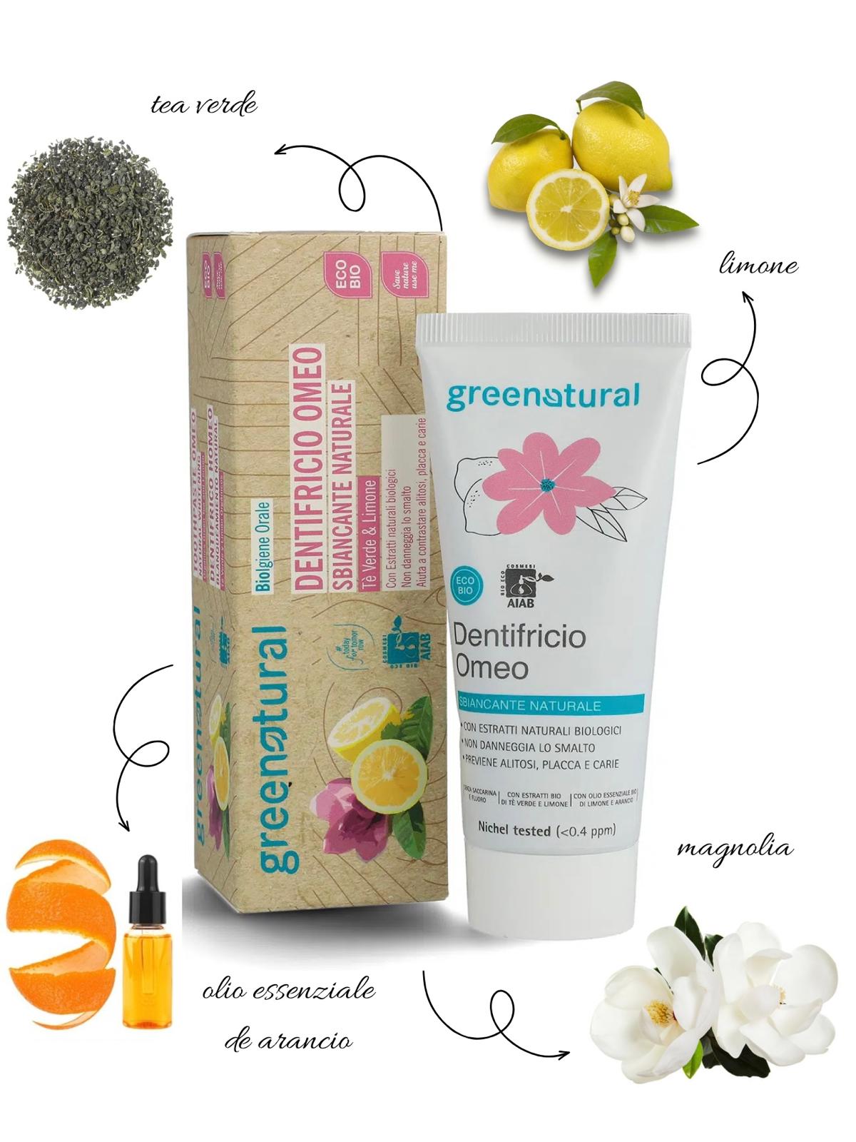 DENTIFRICIO - OMEO SBIANCANTE NATURALE