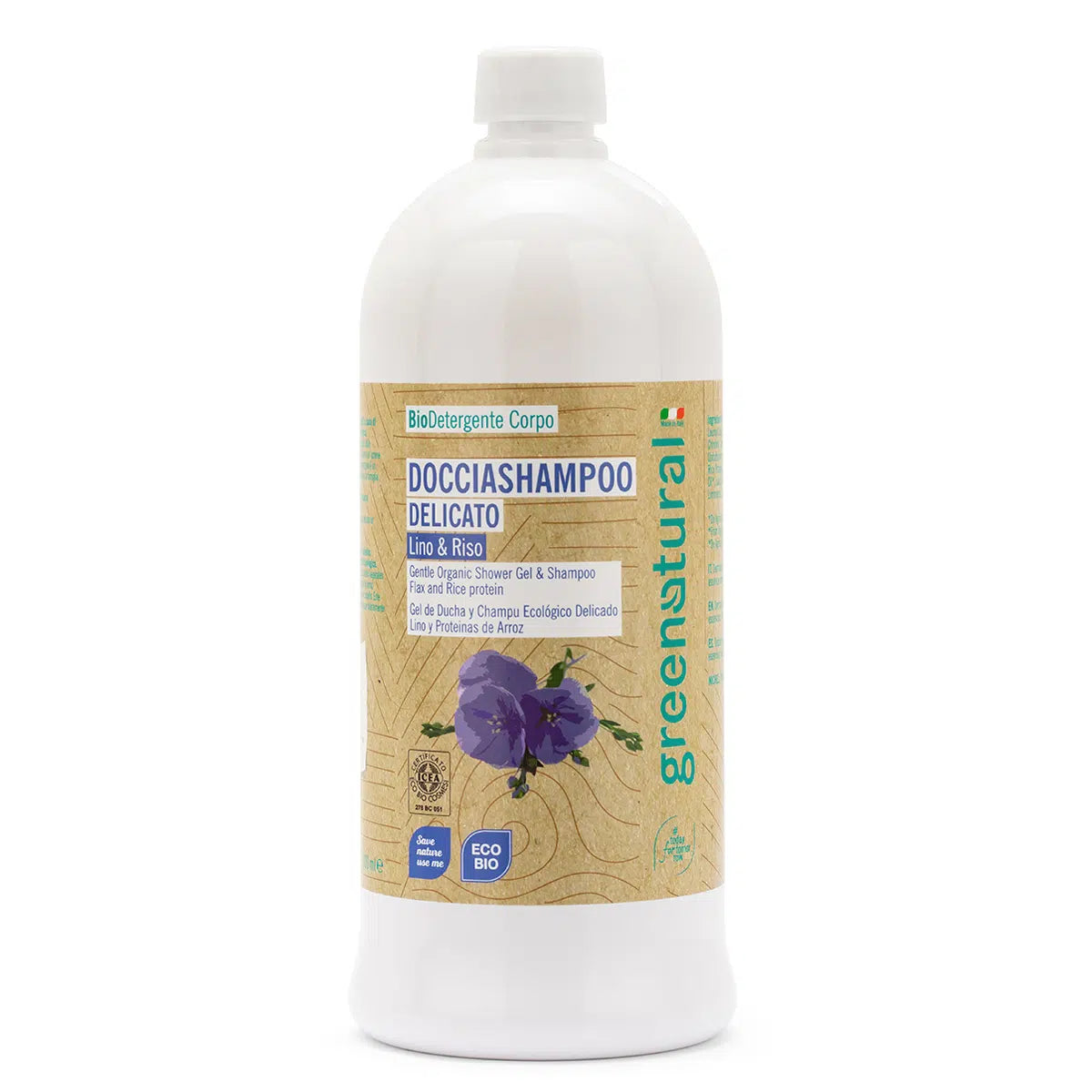 DOCCIASHAMPOO DELICATO - LINO E RISO
