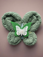 ASCIUGAMANO FARFALLA - VERDE