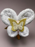 ASCIUGAMANO FARFALLA - BIANCO