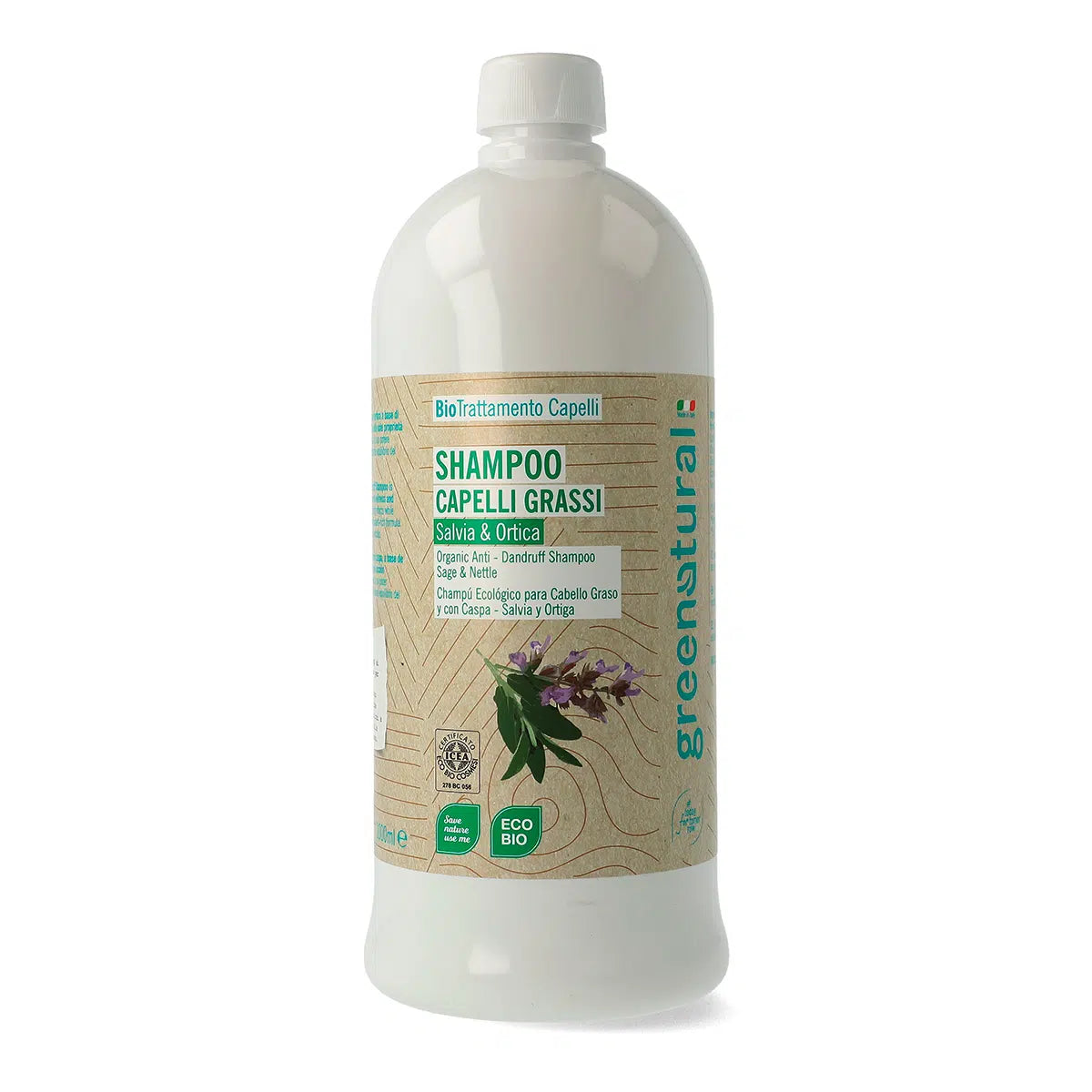 SHAMPOO CAPELLI GRASSI - SALVIA E ORTICA