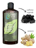 SHAMPOO DETOX - ZENZERO E CARBONE VEGETALE